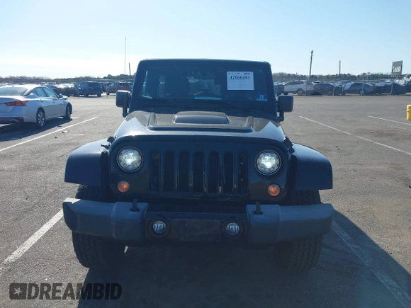2017 Jeep Wrangler Unlimited Sahara with VIN 1C4BJWEG6HL625415, listed as a IAAI auction lot 42060481 with 56,107 mi miles and . Bid and sale history available at DreamBid. Image 12.