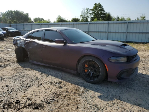 2019 Dodge Charger SRT Hellcat with VIN 2C3CDXL95KH598366, listed as a Copart auction lot 68526184 with 82,679 mi miles and Salvage Title. Bid and sale history available at DreamBid. Image 4.