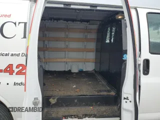 2022 Chevrolet Express Cargo with VIN 1GCWGAFP1N1177920, listed as a Copart auction lot 55304995 with 42,656 mi miles and Salvage title. Bid and sale history available at DreamBid. Image 11.