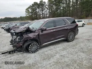 2024 Hyundai Palisade Calligraphy z VIN KM8R7DGE7RU654586, wystawiony jako Copart lot #43860665 z przebiegiem 12 812 mil mil oraz Szkoda całkowita • Salvage title. Historia ofert i sprzedaży dostępna na DreamBid. Obrazek 1.