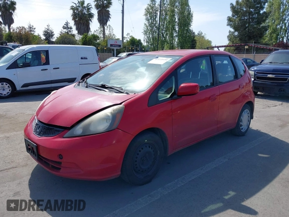 2013 Honda Fit with VIN JHMGE8H38DC037362, listed as a IAAI auction lot 42119334 with 269,726 mi miles. Bid and sale history available at carsss.com. Image 6.