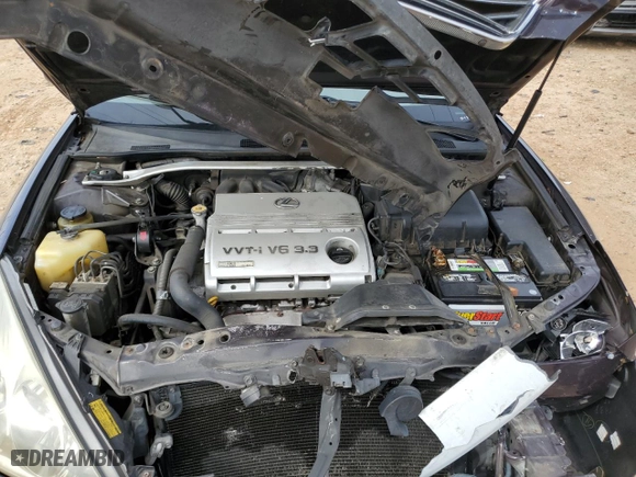 2005 Lexus ES 330 with VIN JTHBA30G955103351, listed as a Copart auction lot 47738465 with NaN miles and Salvage Title. Bid and sale history available at carsss.com. Image 12.