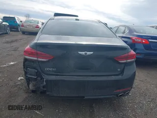 2015 Hyundai Genesis 5.0L with VIN KMHGN4JF3FU064668, listed as a IAAI auction lot 41139235 with 58,353 mi miles. Bid and sale history available at carsss.com. Image 16.