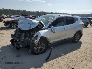 2014 Hyundai Santa Fe with VIN 5XYZU3LB9EG140530, listed as a Copart auction lot 44022355 with Not provided miles and Salvage title. Bid and sale history available at DreamBid. Image 1.