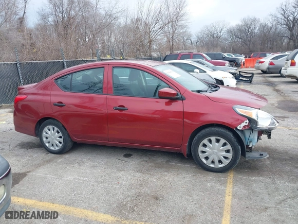 2019 Nissan Versa Sedan SV with VIN 3N1CN7AP6KL824807, listed as a IAAI auction lot 41169934 with 48,517 mi miles. Bid and sale history available at carsss.com. Image 13.