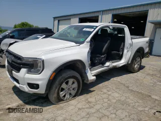2024 Ford Ranger XL with VIN 1FTER4PH3RLE03190, listed as a Copart auction lot 58177225 with 49,146 mi miles and Salvage title. Bid and sale history available at DreamBid. Image 1.