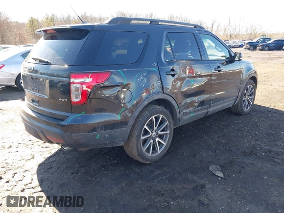 2015 Ford Explorer XLT with VIN 1FM5K8D80FGB21928, listed as a IAAI auction lot 41574394 with 94,257 mi miles and . Bid and sale history available at carsss.com. Image 4.