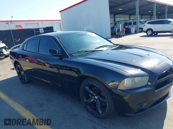 2012 Dodge Charger SXT with VIN 2C3CDXHG2CH258844, listed as a IAAI auction lot 42025908 with 214,529 mi miles. Bid and sale history available at carsss.com. Image 1.