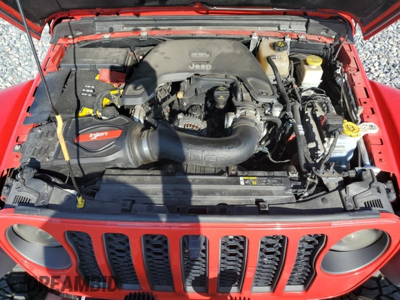2020 Jeep Gladiator Rubicon with VIN 1C6JJTBG4LL117104, listed as a Copart auction lot 62068545 with 148,294 mi miles and Non repairable. Bid and sale history available at DreamBid. Image 11.