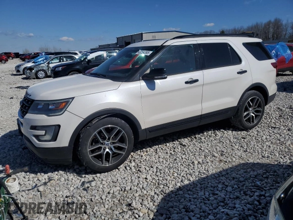 2016 Ford Explorer Sport with VIN 1FM5K8GT3GGC12418, listed as a Copart auction lot 53254395 with 135,186 mi miles and Salvage title. Bid and sale history available at DreamBid. Image 1.