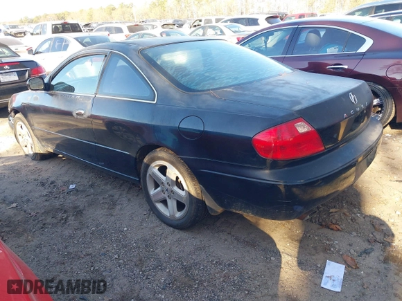 2001 Acura CL Type S with VIN 19UYA42601A025258, listed as a IAAI auction lot 41145595 with 1 mi miles. Bid and sale history available at carsss.com. Image 3.