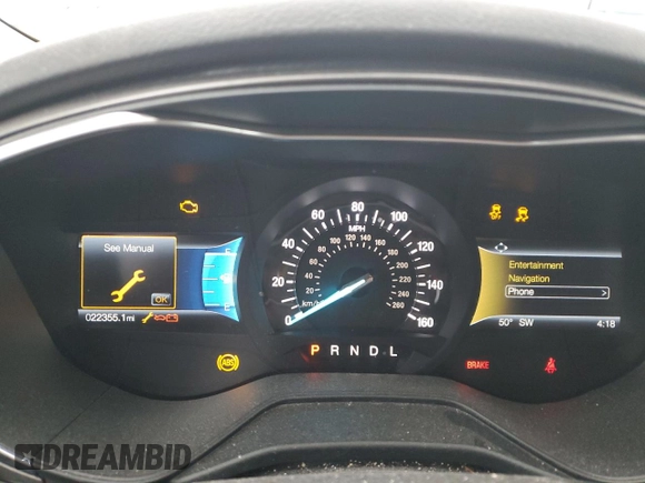 2020 Ford Fusion SE z VIN 3FA6P0HDXLR246898, wystawiony jako Copart lot #43389665 z przebiegiem 22 355 mil mil oraz Czysty tytuł • Clean title. Historia ofert i sprzedaży dostępna na DreamBid. Obrazek 9.