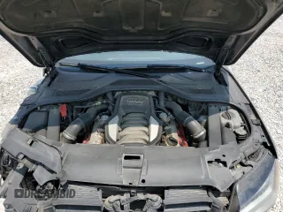 2012 Audi A8 with VIN WAURVAFDXCN026781, listed as a Copart auction lot 59197615 with 160,567 mi miles and Salvage title. Bid and sale history available at DreamBid. Image 11.