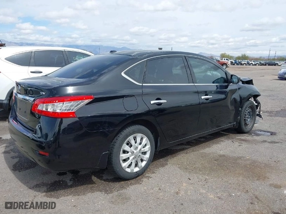 2015 Nissan Sentra SR with VIN 3N1AB7AP3FY332941, listed as a IAAI auction lot 41805230 with 66,573 mi miles. Bid and sale history available at carsss.com. Image 4.