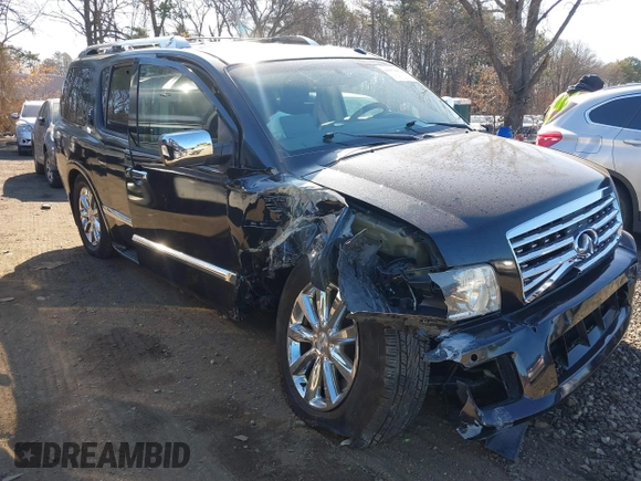 2008 Infiniti QX56 with VIN 5N3AA08C18N913450, listed as a IAAI auction lot 41878022 with 111,365 mi miles and . Bid and sale history available at DreamBid. Image 1.