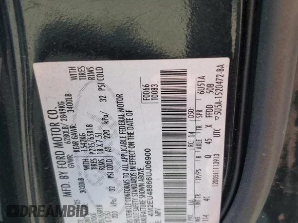 2006 Mercury Mountaineer Premier z VIN 4M2EU48866UJ06900, wystawiony jako Copart lot #60195565 z przebiegiem 202 312 mil mil oraz Szkoda całkowita • Salvage title. Historia ofert i sprzedaży dostępna na DreamBid. Obrazek 13.