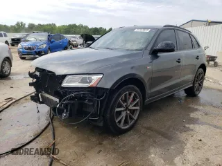 2017 Audi SQ5 Premium Plus with VIN WA1CCAFP6HA036533, listed as a Copart auction lot 59722024 with 91,866 mi miles and Salvage Title. Bid and sale history available at carsss.com. Image 1.