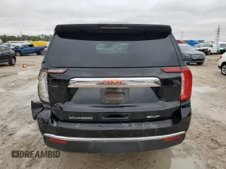 2022 GMC Yukon XL SLT with VIN 1GKS2GKDXNR209507, listed as a Copart auction lot 45223455 with 112,316 mi miles and Salvage Title. Bid and sale history available at carsss.com. Image 6.