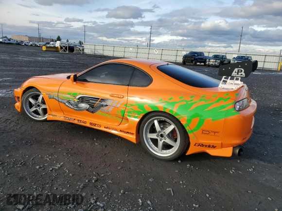 1993 Toyota Supra с VIN JZA800013665, выставлен на аукционе Copart как лот 81811364 с пробегом 150 933 миль миль и Чистый • Clean title. История ставок и продаж доступна на DreamBid. Изображение 2.