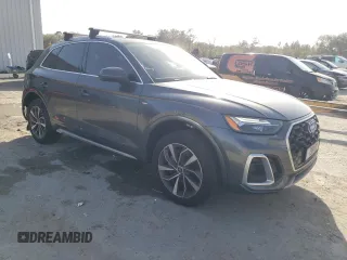 2022 Audi Q5 S line Premium Plus with VIN WA1EAAFY0N2016503, listed as a Copart auction lot 47749875 with 59,499 mi miles and Salvage Title. Bid and sale history available at carsss.com. Image 4.