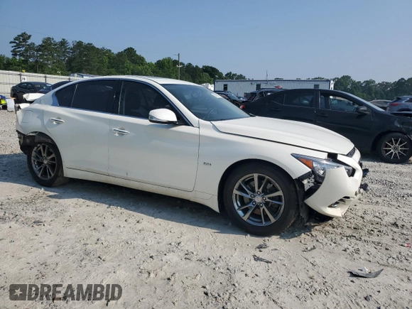 2017 Infiniti Q50 Premium z VIN JN1EV7APXHM738598, wystawiony jako Copart lot #59156075 z przebiegiem 178 498 mil mil oraz Szkoda całkowita • Salvage title. Historia ofert i sprzedaży dostępna na DreamBid. Obrazek 4.