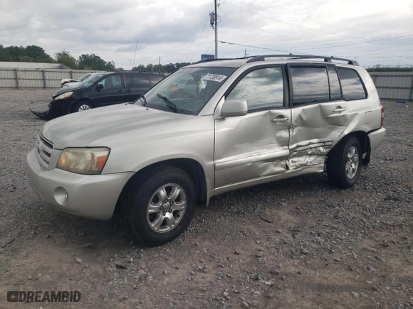 2005 Toyota Highlander with VIN JTEDP21A850060322, listed as a Copart auction lot 71730914 with 254,151 mi miles and Salvage Title. Bid and sale history available at carsss.com. Image 1.