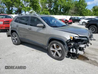 2019 Jeep Cherokee Limited with VIN 1C4PJMDX8KD286735, listed as a Copart auction lot 57758285 with 102,442 mi miles and Salvage title. Bid and sale history available at DreamBid. Image 4.