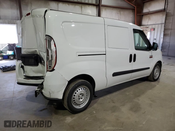 2022 Ram ProMaster City Cargo Tradesman with VIN ZFBHRFAB8N6Y66743, listed as a Copart auction lot 52385654 with 24,675 mi miles and Salvage Title. Bid and sale history available at DreamBid. Image 3.