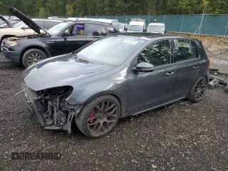 2010 Volkswagen Golf GTI with VIN WVWHD7AJ9AW225474, listed as a Copart auction lot 76416434 with 178,505 mi miles and Salvage title. Bid and sale history available at DreamBid. Image 1.