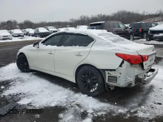 2016 Infiniti Q50 Premium with VIN JN1CV7AR5GM253082, listed as a Copart auction lot 43838735 with Not Provided miles and Salvage Title. Bid and sale history available at DreamBid. Image 2.