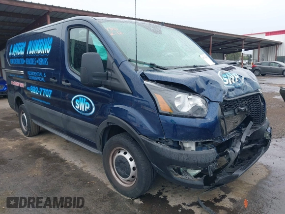 2021 Ford Transit Cargo with VIN 1FTBR1Y80MKA12125, listed as a IAAI auction lot 41773493 with 42,989 mi miles and . Bid and sale history available at DreamBid. Image 1.