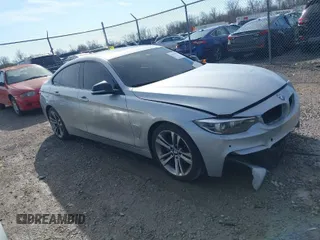 2018 BMW 4 Series 430i with VIN WBA4J1C56JBG80262, listed as a IAAI auction lot 41451833 with 148,487 mi miles and . Bid and sale history available at carsss.com. Image 1.