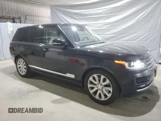 2017 Land Rover Range Rover HSE with VIN SALGS2FV1HA373098, listed as a Copart auction lot 53169525 with 87,037 mi miles and Salvage title. Bid and sale history available at DreamBid. Image 4.