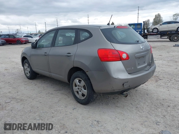 2009 Nissan Rogue S with VIN JN8AS58V29W178163, listed as a IAAI auction lot 42037383 with 203,532 mi miles and . Bid and sale history available at DreamBid. Image 3.