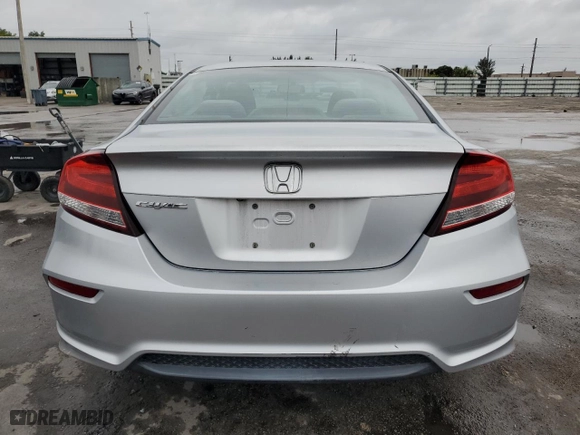 2014 Honda Civic Coupe LX with VIN 2HGFG3B53EH513439, listed as a Copart auction lot 42291645 with 25,171 mi miles and Non Repairable. Bid and sale history available at carsss.com. Image 6.