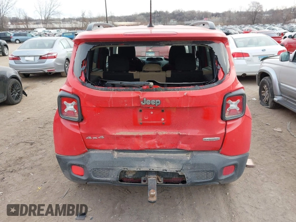 2015 Jeep Renegade Latitude with VIN ZACCJBBTXFPB79986, listed as a IAAI auction lot 41258911 with 108,104 mi miles and . Bid and sale history available at carsss.com. Image 15.
