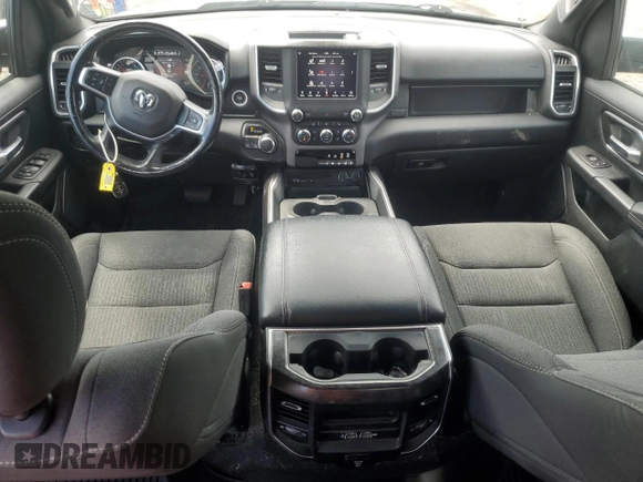 2019 Ram 1500 Big Horn/Lone Star with VIN 1C6SRFFTXKN720177, listed as a Copart auction lot 68285414 with 63,406 mi miles and Salvage Title. Bid and sale history available at carsss.com. Image 8.