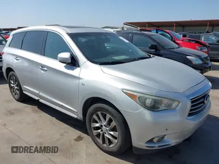 2015 Infiniti QX60 with VIN 5N1AL0MNXFC514071, listed as a IAAI auction lot 41882464 with 203,274 mi miles. Bid and sale history available at carsss.com. Image 1.