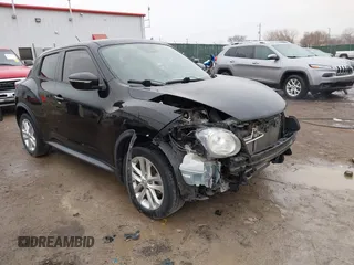 2015 Nissan Juke S with VIN JN8AF5MRXFT504124, listed as a IAAI auction lot 41711672 with 75,850 mi miles and . Bid and sale history available at DreamBid. Image 1.