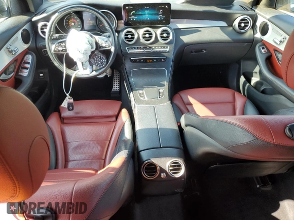 2020 Mercedes-Benz GLC 300 with VIN WDC0G8EB2LF692651, listed as a Copart auction lot 61568195 with 60,929 mi miles and Salvage title. Bid and sale history available at DreamBid. Image 8.