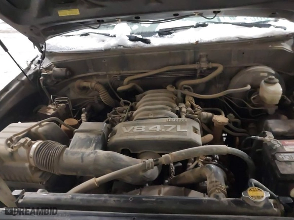 2005 Toyota Tundra SR5 with VIN 5TBDT44115S471767, listed as a IAAI auction lot 41287498 with 337,869 mi miles. Bid and sale history available at carsss.com. Image 10.