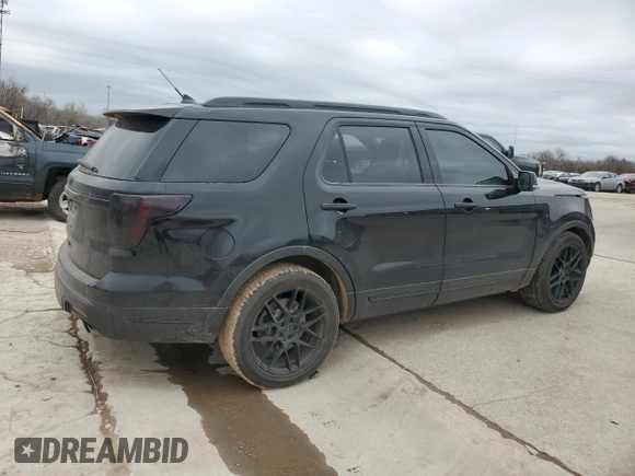 2018 Ford Explorer Sport with VIN 1FM5K8GT3JGB42670, listed as a Copart auction lot 45348975 with 165,119 mi miles and Salvage title. Bid and sale history available at DreamBid. Image 3.