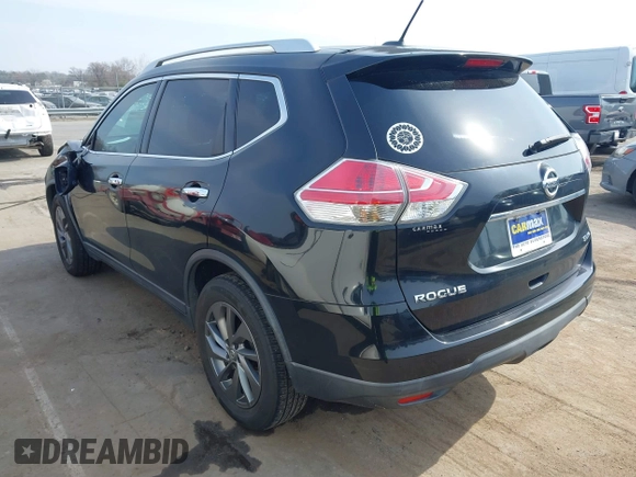 2016 Nissan Rogue SV z VIN KNMAT2MV1GP731809, wystawiony jako IAAI lot #41802574 z przebiegiem 109 578 mil mil oraz . Historia ofert i sprzedaży dostępna na DreamBid. Obrazek 3.