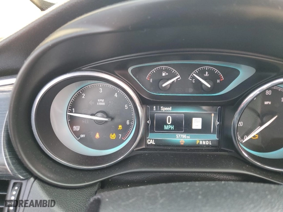 2017 Buick Envision Essence with VIN LRBFXDSAXHD075357, listed as a Copart auction lot 46142955 with 57,796 mi miles and Salvage Title. Bid and sale history available at carsss.com. Image 9.