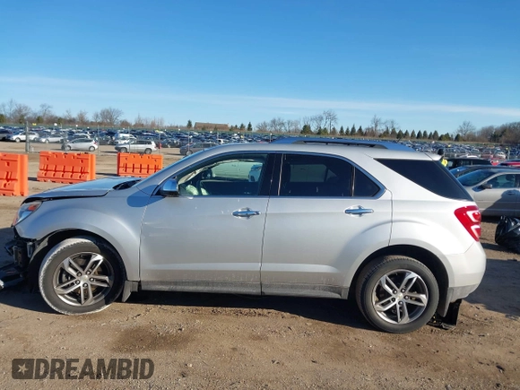 2017 Chevrolet Equinox Premier with VIN 2GNALDEK3H1542956, listed as a IAAI auction lot 41488708 with 149,523 mi miles. Bid and sale history available at carsss.com. Image 14.