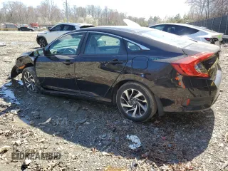 2016 Honda Civic EX with VIN 19XFC2F74GE233267, listed as a Copart auction lot 50123275 with 70,018 mi miles and Salvage Title. Bid and sale history available at DreamBid. Image 2.