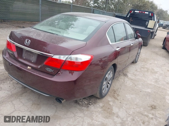 2015 Honda Accord LX with VIN 1HGCR2F38FA024261, listed as a IAAI auction lot 41262256 with 147,206 mi miles and . Bid and sale history available at carsss.com. Image 4.