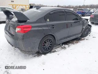 2015 Subaru WRX STI with VIN JF1VA2L60F9803514, listed as a IAAI auction lot 41591735 with 82,700 mi miles and . Bid and sale history available at DreamBid. Image 4.