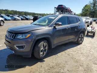 2019 Jeep Compass Limited with VIN 3C4NJCCB9KT662358, listed as a Copart auction lot 48501574 with 86,038 mi miles and Salvage title. Bid and sale history available at DreamBid. Image 1.