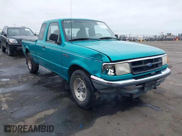 1994 Ford Ranger Splash with VIN 1FTCR14U5RPB01691, listed as a IAAI auction lot 42087715 with 202,424 mi miles. Bid and sale history available at carsss.com. Image 1.